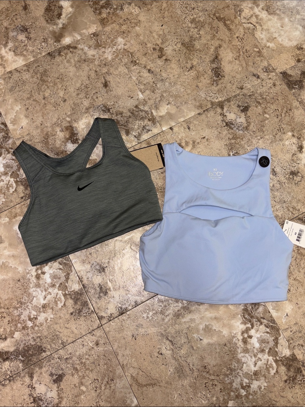 NWT- Nike & Cotton On Body- Sports Bras (X-small set)